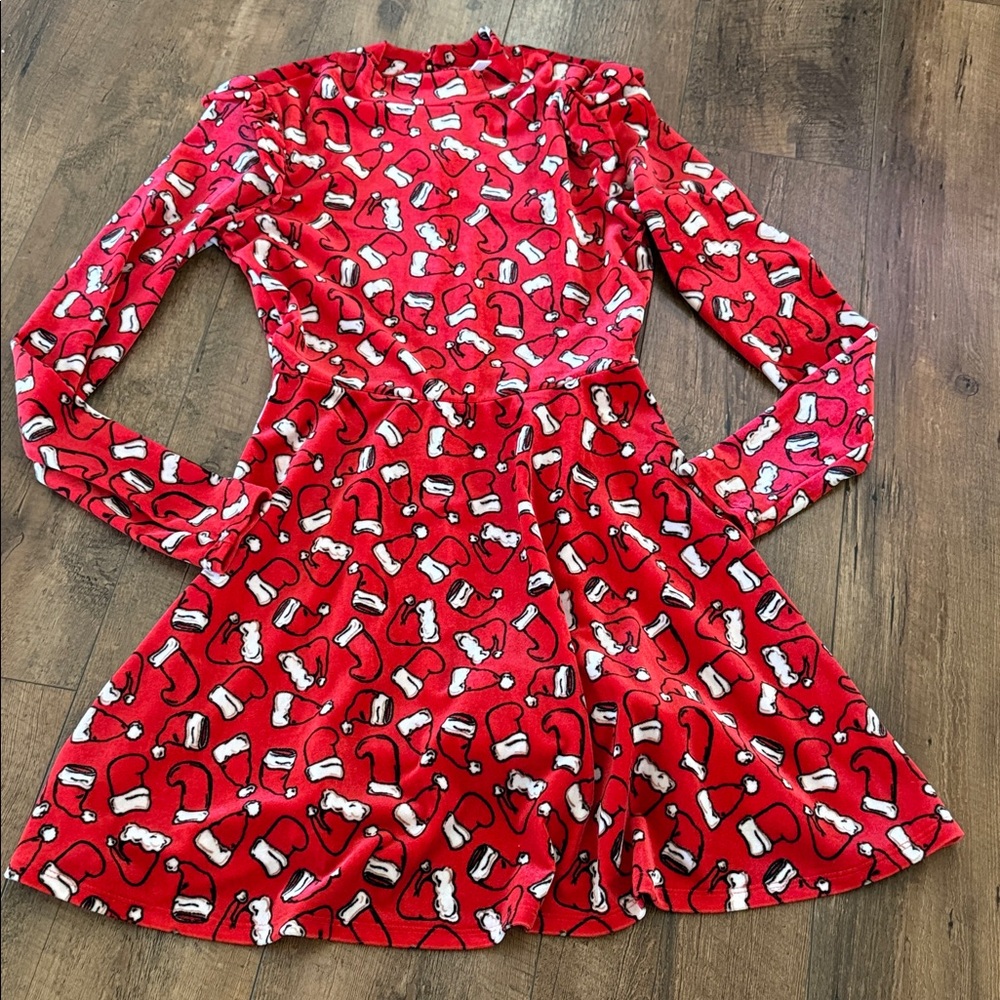 Xhilaration Red Santa Hat Dress